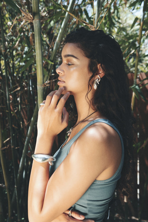 sterling silver teardrop earrings