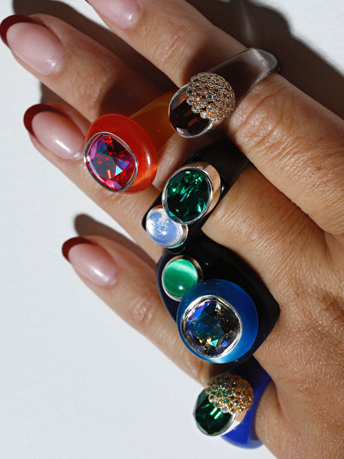 modern acrylic ring