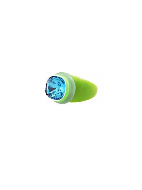 colorful resin ring