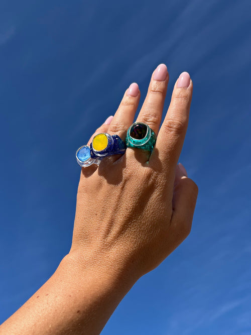 colorful acrylic ring
