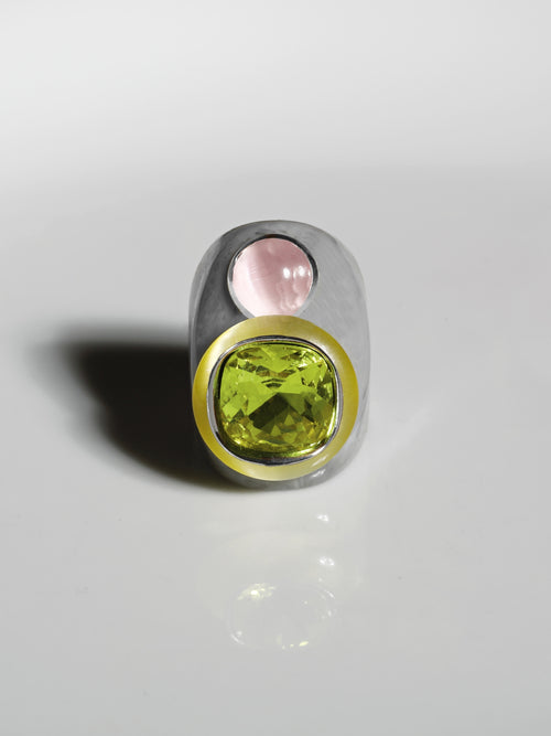designer acrylic ring
