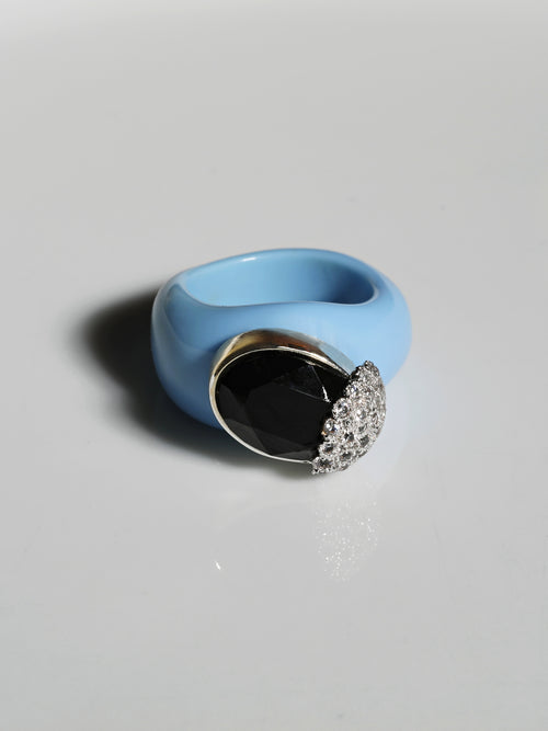 designer acrylic ring