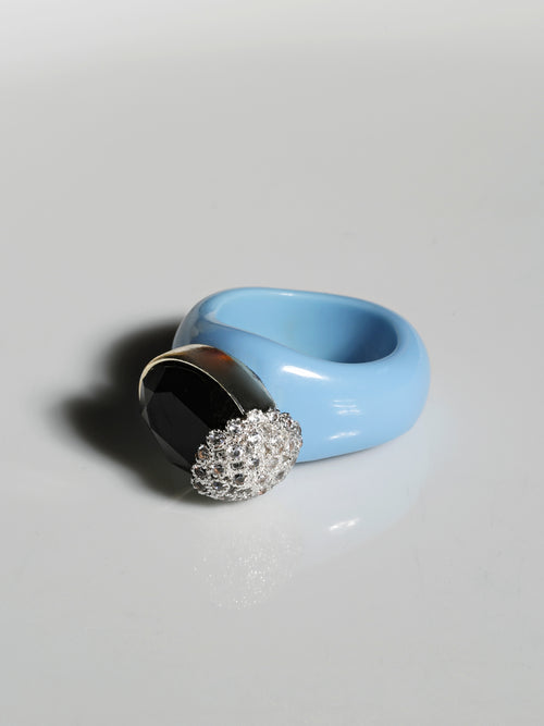 designer lucite ring