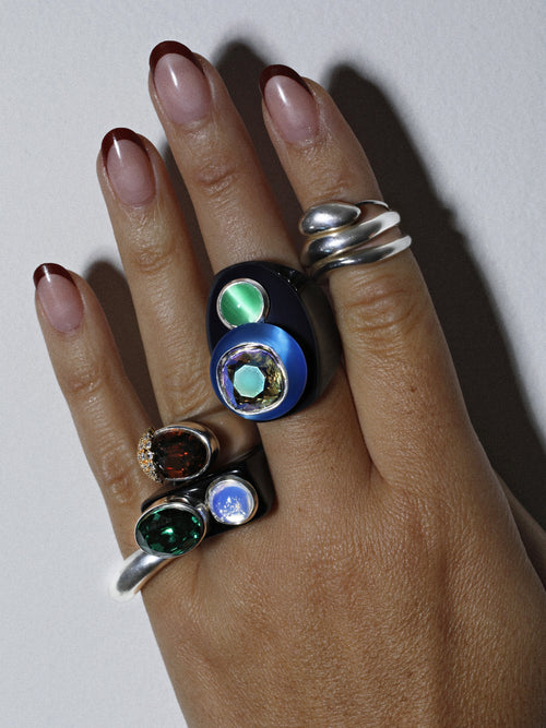 resin cocktail ring