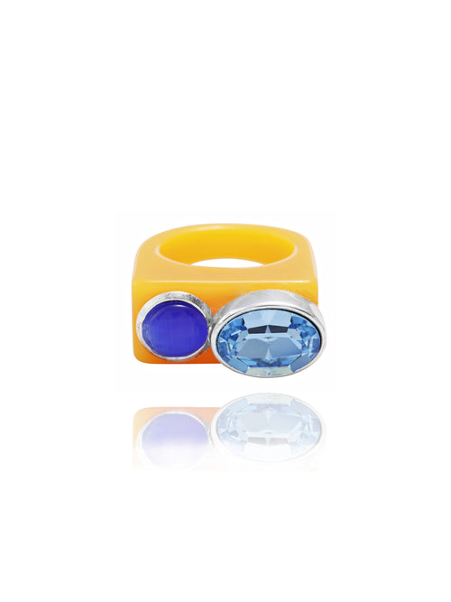 luxury colorful ring