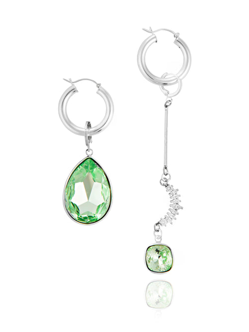sculptural hoop earrings