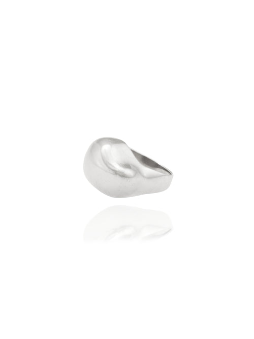 puffy sterling silver ring