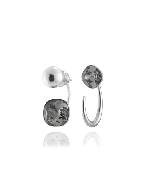 grey designer rhinestone jewelry