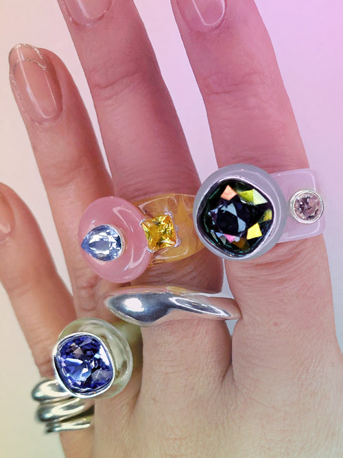designer colorful ring