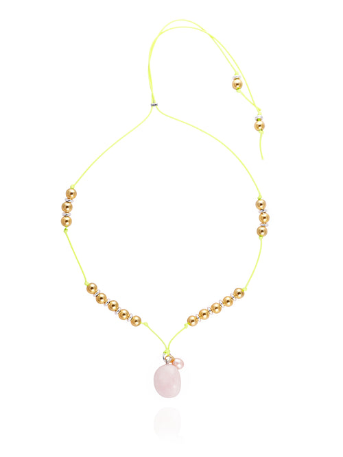 MOUNSER Seaside Souvenir Necklace / Barbados colorful beaded designer choker pendant necklace