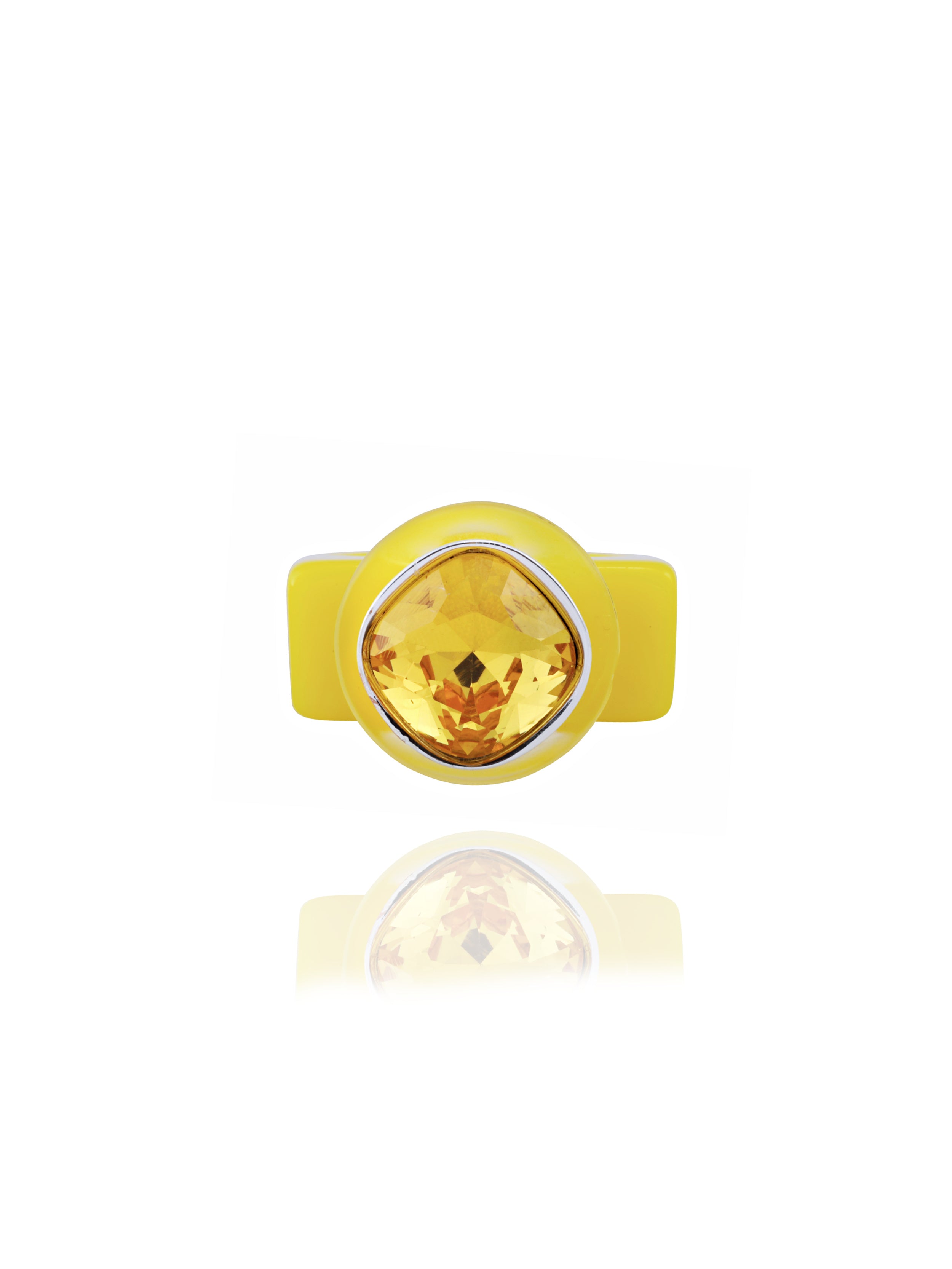 MOUNSER Rings | Spectrum Ring in Xanthophylls - Yellow Crystal Ring