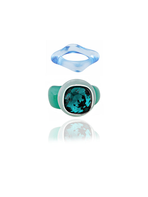 green resin ring