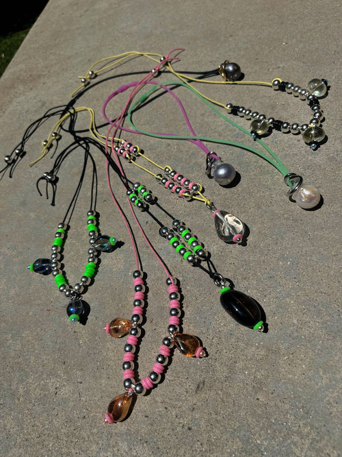 luxury string choker necklace