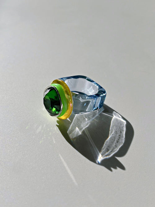 designer resin ring