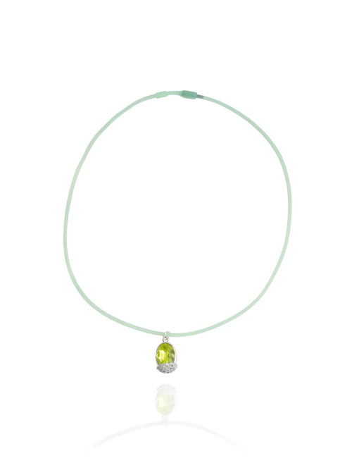 green choker necklace