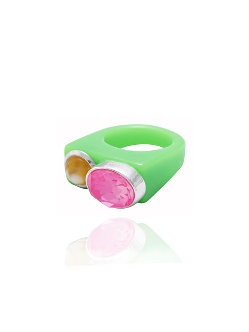 luxury acrylic ring