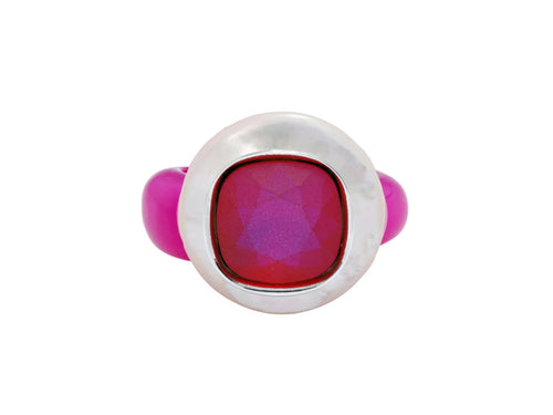 + CUSTOM Ring Pop in Radicchio on Sangria Band | Size 7