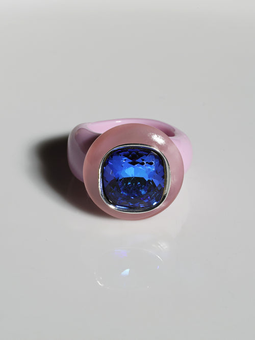 designer acrylic ring