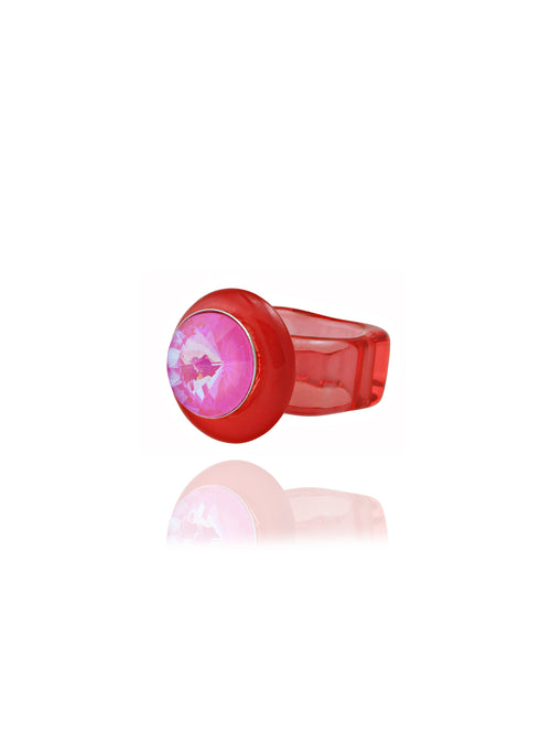 Pink Acrylic Ring