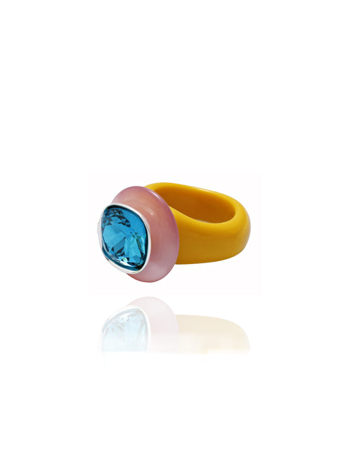 designer acrylic ring