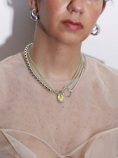 green choker necklace