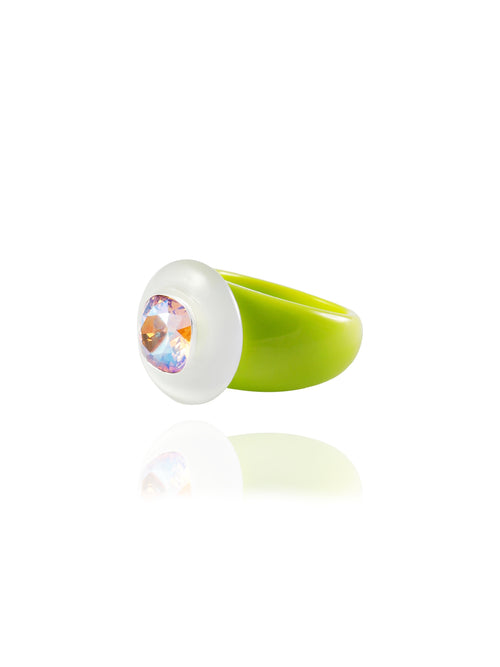 designer resin statement ring