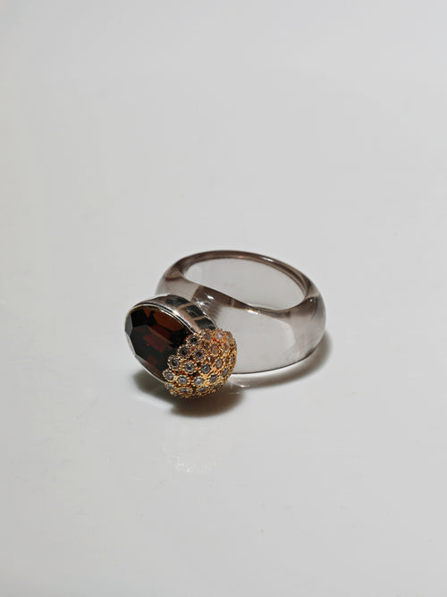 acrylic cocktail ring