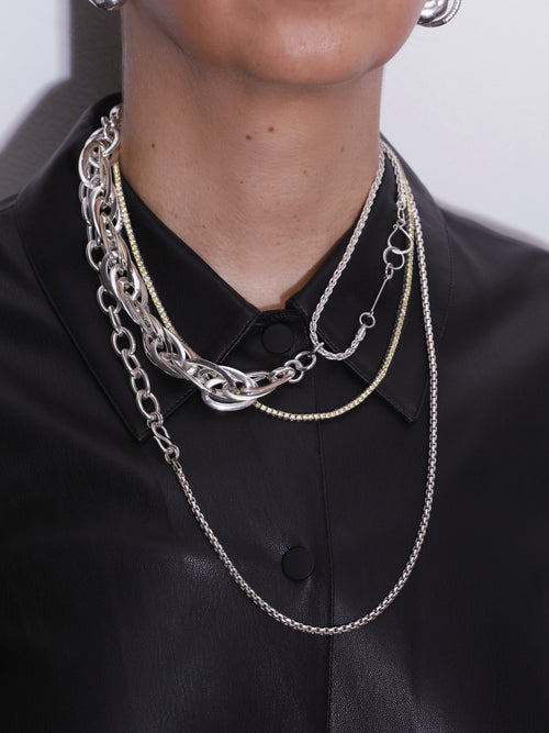 designer chunky chain necklace