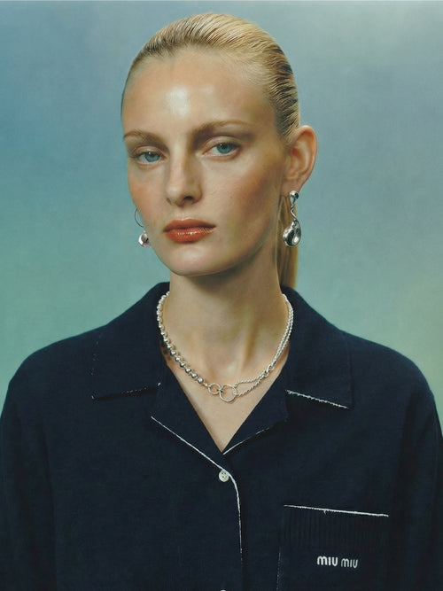 Mounser Studio Sculptural Silver Earrings