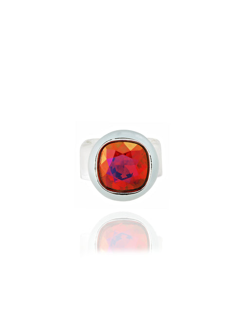 MOUNSER Ring Pop in Shiraz colorful crystal statement ring