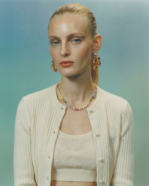 Mounser Studio Colorful Tennis Necklace