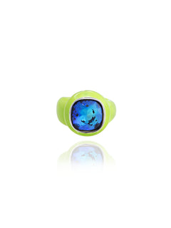 lime acrylic ring