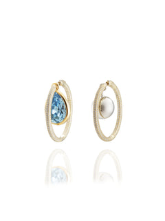 colorful hoop earrings