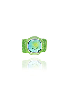 glitter acrylic ring